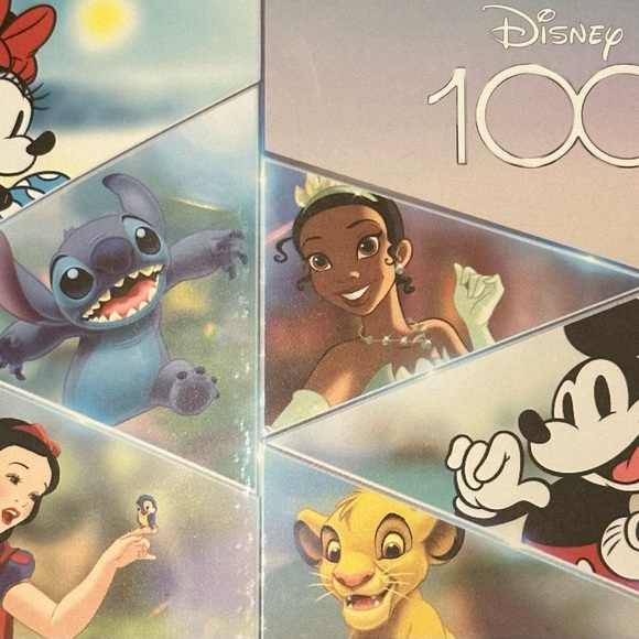 Disney 100th anniversary adult size small 2 sided graphic T-shirt BluishGrey NWT - Picture 8 of 9